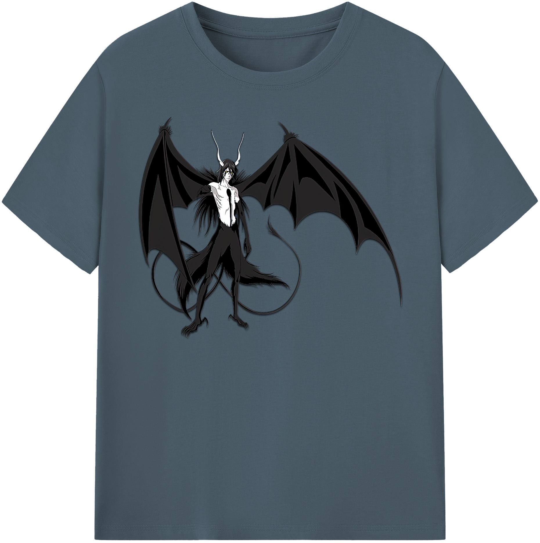 （画像用） ブリーチ ウルキオラ·シファー BLEACH Ulquiorra cifer 綿100％半袖Tシャツ（フロントプリント）